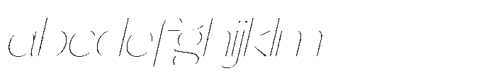 Orelo Standard Thin Italic FONT