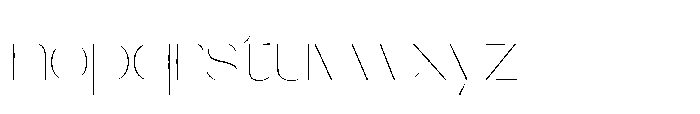 Orelo Standard Thin Font LOWERCASE