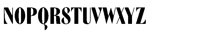 Orelo Text Compressed Black Font UPPERCASE
