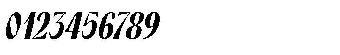 Orelo Text Compressed Bold Italic Font OTHER CHARS