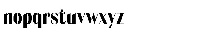 Orelo Text Compressed Bold Font LOWERCASE