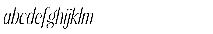 Orelo Text Compressed Light Italic FONT