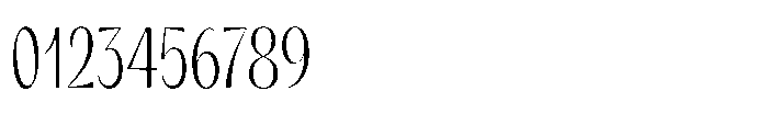 Orelo Text Compressed Light Font OTHER CHARS