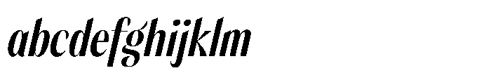 Orelo Text Compressed Medium Italic FONT