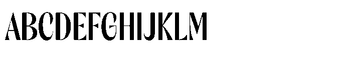 Orelo Text Compressed Medium Font UPPERCASE