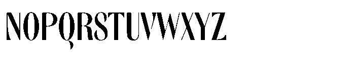 Orelo Text Compressed Medium Font UPPERCASE