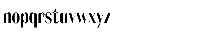 Orelo Text Compressed Medium Font LOWERCASE