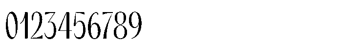 Orelo Text Compressed Regular Font OTHER CHARS