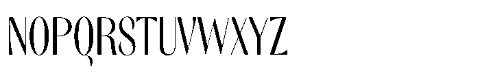 Orelo Text Compressed Regular Font UPPERCASE