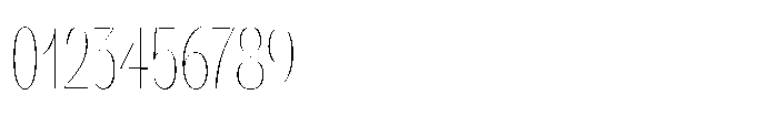 Orelo Text Compressed Thin Font OTHER CHARS