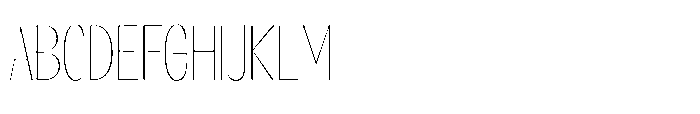 Orelo Text Compressed Thin Font UPPERCASE
