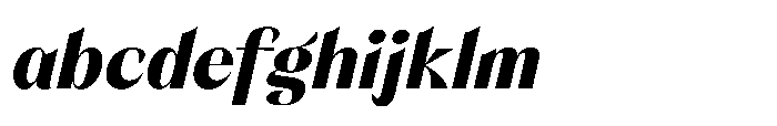 Orelo Text Condensed Black Italic FONT