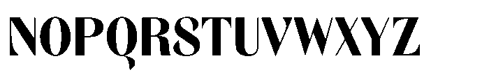 Orelo Text Condensed Black Font UPPERCASE