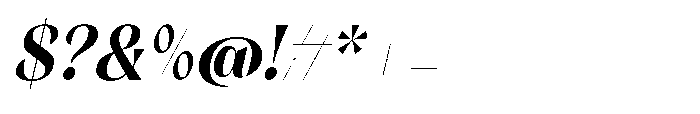 Orelo Text Condensed Bold Italic Font OTHER CHARS