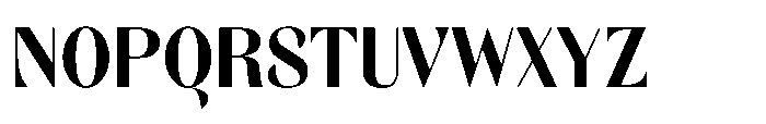 Orelo Text Condensed Bold Font UPPERCASE