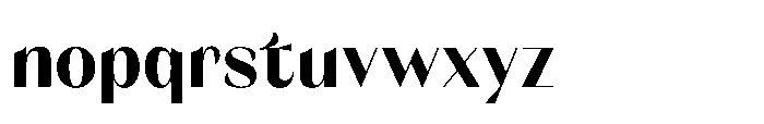 Orelo Text Condensed Bold Font LOWERCASE