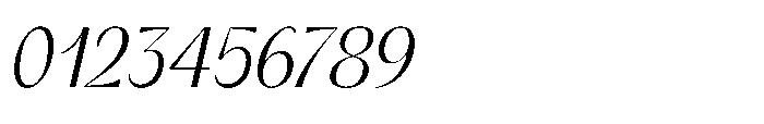Orelo Text Condensed Italic Font OTHER CHARS