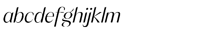 Orelo Text Condensed Italic FONT
