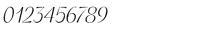 Orelo Text Condensed Light Italic Font OTHER CHARS