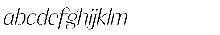 Orelo Text Condensed Light Italic FONT