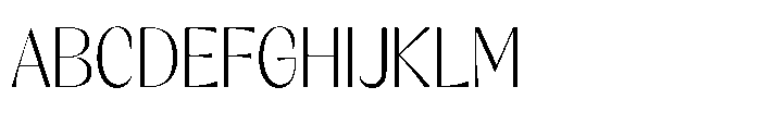 Orelo Text Condensed Light Font UPPERCASE