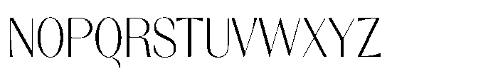 Orelo Text Condensed Light Font UPPERCASE