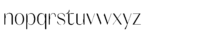 Orelo Text Condensed Light Font LOWERCASE