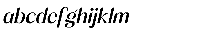 Orelo Text Condensed Medium Italic FONT