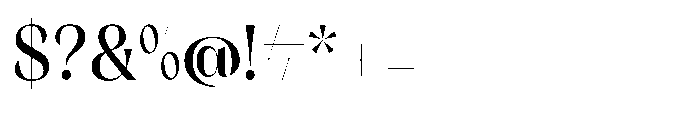 Orelo Text Condensed Medium Font OTHER CHARS