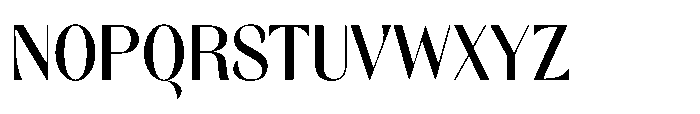 Orelo Text Condensed Medium Font UPPERCASE