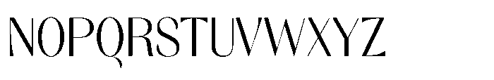 Orelo Text Condensed Regular Font UPPERCASE