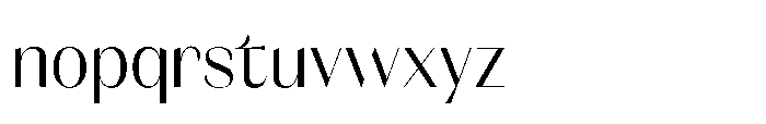 Orelo Text Condensed Regular Font LOWERCASE