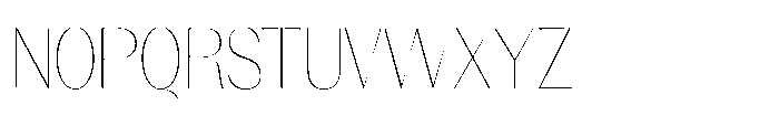 Orelo Text Condensed Thin Font UPPERCASE