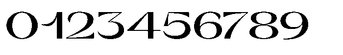 Orelo Text Expanded Bold Font OTHER CHARS