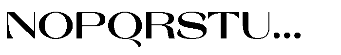 Orelo Text Expanded Bold Font UPPERCASE