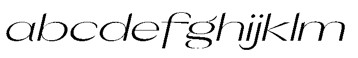 Orelo Text Expanded Italic FONT