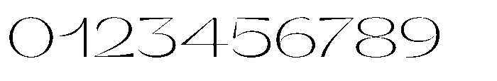 Orelo Text Expanded Light Font OTHER CHARS