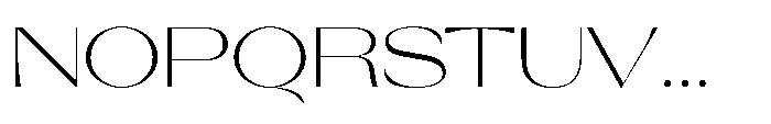 Orelo Text Expanded Light Font UPPERCASE