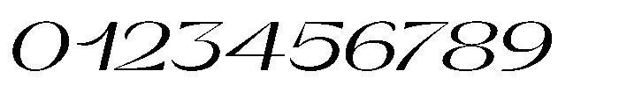 Orelo Text Expanded Medium Italic Font OTHER CHARS