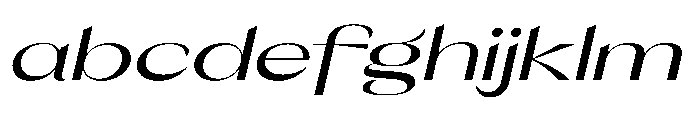Orelo Text Expanded Medium Italic FONT