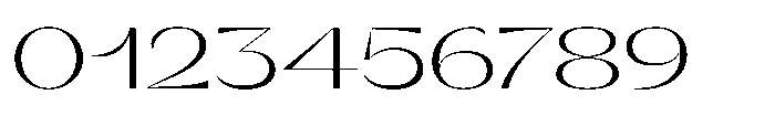 Orelo Text Expanded Regular Font OTHER CHARS