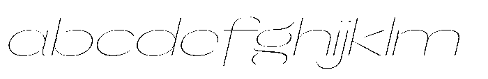 Orelo Text Expanded Thin Italic FONT