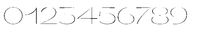 Orelo Text Expanded Thin Font OTHER CHARS
