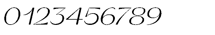 Orelo Text Extended Italic Font OTHER CHARS