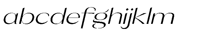 Orelo Text Extended Italic FONT