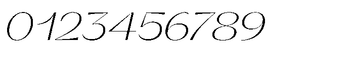 Orelo Text Extended Light Italic Font OTHER CHARS