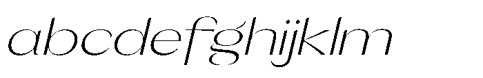 Orelo Text Extended Light Italic FONT