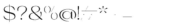 Orelo Text Extended Light Font OTHER CHARS
