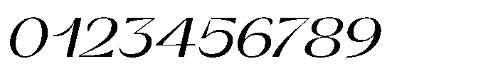 Orelo Text Extended Medium Italic Font OTHER CHARS