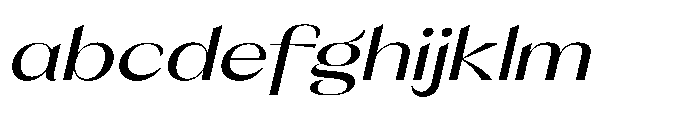 Orelo Text Extended Medium Italic FONT